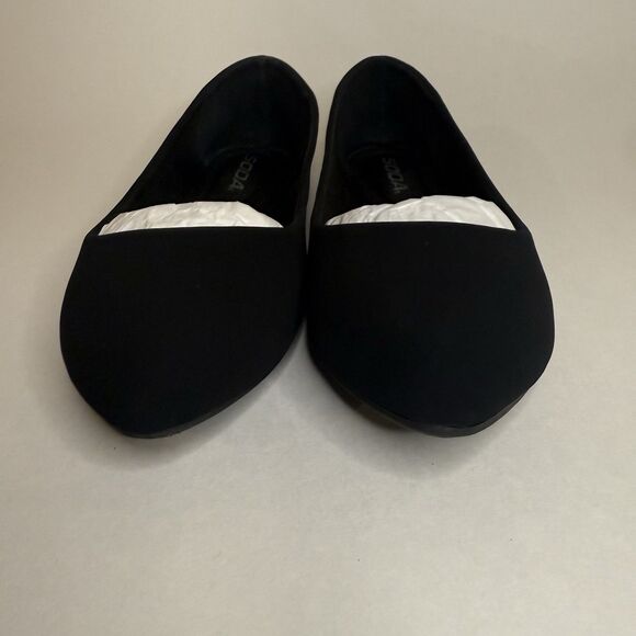 Soda Women Shoes Casual Comfort Ballet Flats Black Suede Slip On -New-Sz 6/6.5 - Picture 4 of 12